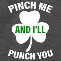 Funny St Patricks Day - Pinch Me I'll Punch You Vector Backpack