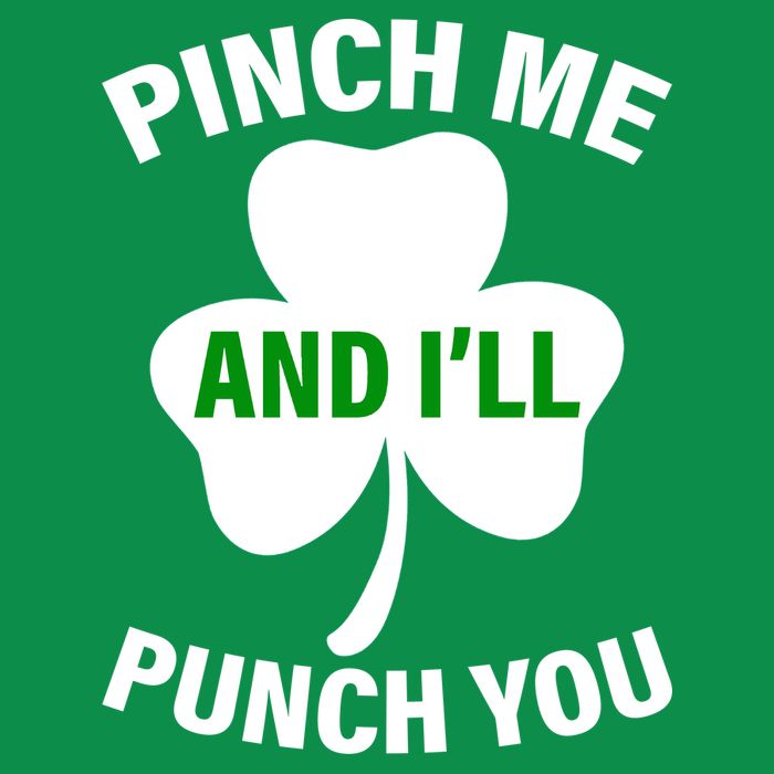 Funny St Patricks Day - Pinch Me I'll Punch You Premium T-Shirt