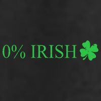 Funny St Patrick's Day 0 Percent Zero Percent Irish Adult Drive Performance Visor