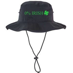 Funny St Patrick's Day 0 Percent Zero Percent Irish Legacy Cool Fit Booney Bucket Hat