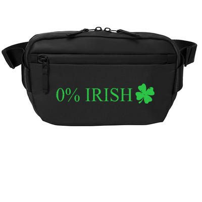 Funny St Patrick's Day 0 Percent Zero Percent Irish Crossbody Pack