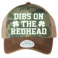 Funny St Patrick's Day Dibs On The Redhead Legacy Tie Dye Trucker Hat