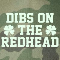 Funny St Patrick's Day Dibs On The Redhead Legacy Tie Dye Trucker Hat