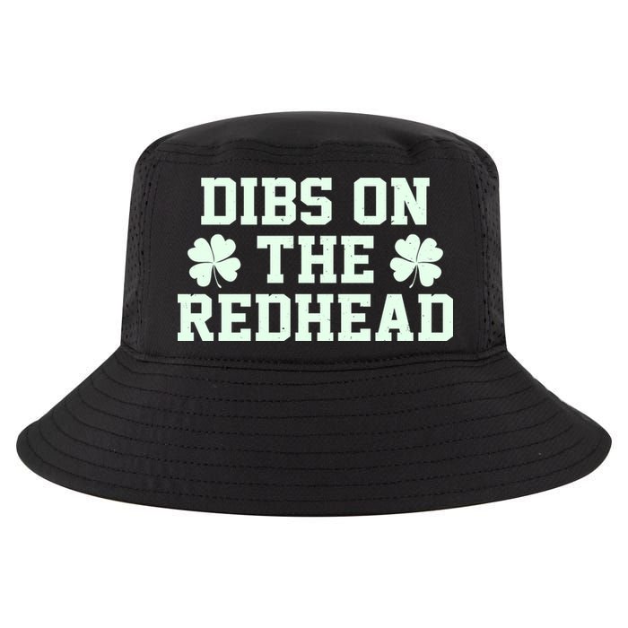 Funny St Patrick's Day Dibs On The Redhead Cool Comfort Performance Bucket Hat