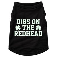 Funny St Patrick's Day Dibs On The Redhead Doggie Tank