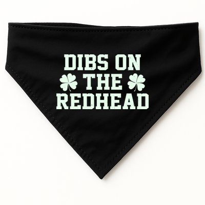 Funny St Patrick's Day Dibs On The Redhead USA-Made Doggie Bandana