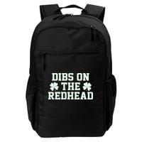 Funny St Patrick's Day Dibs On The Redhead Backpack