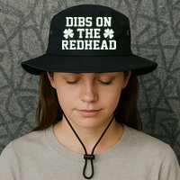 Funny St Patrick's Day Dibs On The Redhead Bucket Hat
