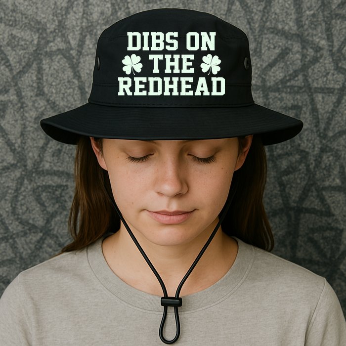 Funny St Patrick's Day Dibs On The Redhead Bucket Hat
