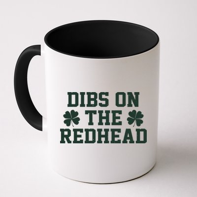 Funny St Patrick's Day Dibs On The Redhead Mug