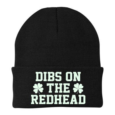 Funny St Patrick's Day Dibs On The Redhead Beanie
