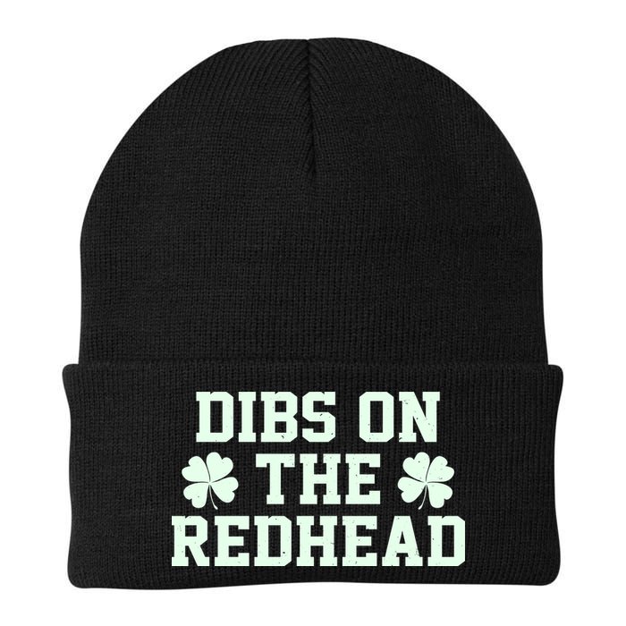 Funny St Patrick's Day Dibs On The Redhead Beanie