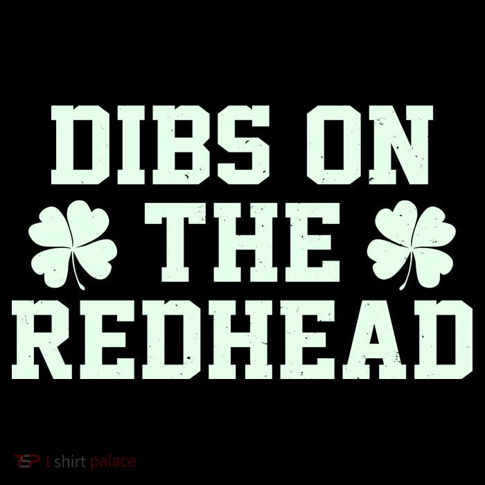 Funny St Patrick's Day Dibs On The Redhead PosiCharge Competitor Tank