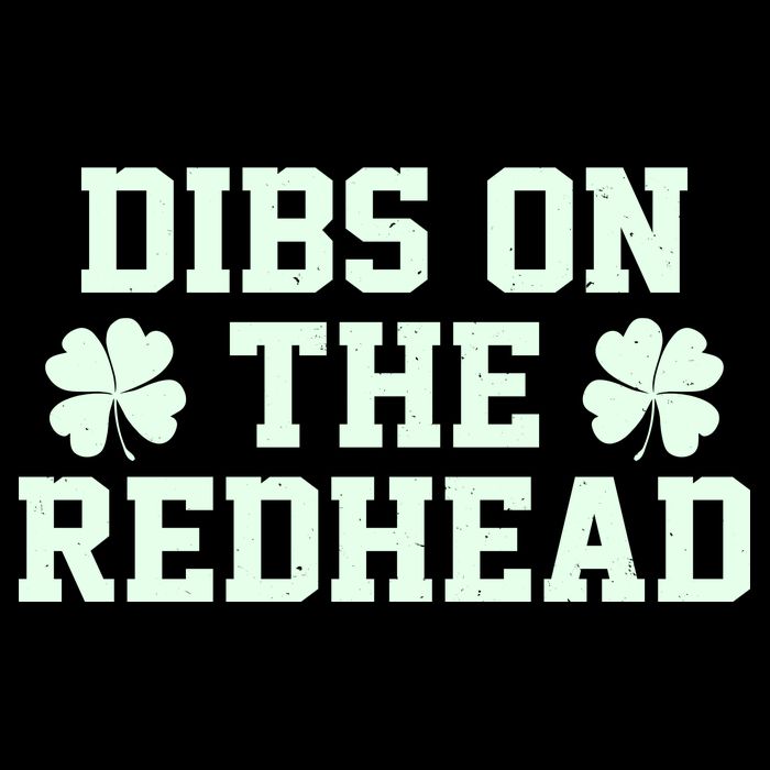 Funny St Patrick's Day Dibs On The Redhead Tank Top
