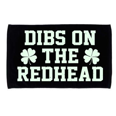 Funny St Patrick's Day Dibs On The Redhead Microfiber Hand Towel