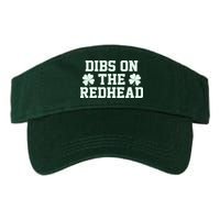 Funny St Patrick's Day Dibs On The Redhead Visor