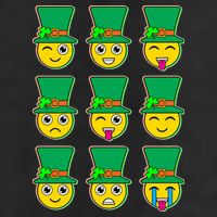 Funny St Patrick's Day Irish Emojis 11oz C Handle Ceramic Mug