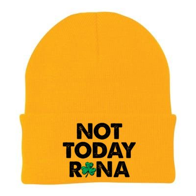 Funny St Patrick's Day Not Today Rona  Knit Cap Winter Beanie