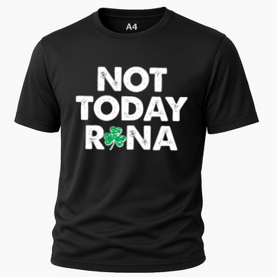 Funny St Patrick's Day Not Today Rona  Performance Shirt