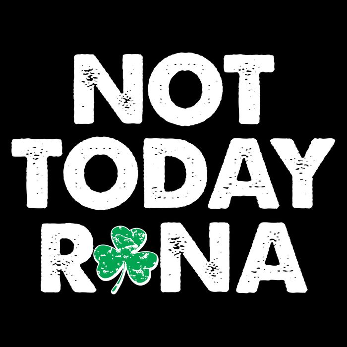 Funny St Patrick's Day Not Today Rona  16 in Basic Backpack