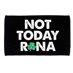 Funny St Patrick's Day Not Today Rona  Microfiber Hand Towel