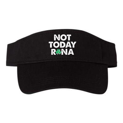 Funny St Patrick's Day Not Today Rona  Valucap Bio-Washed Visor