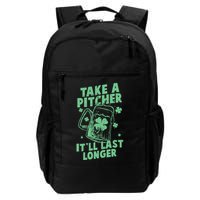 Funny St Patrick's Day Take A Pitcher It'll Last Longer Backpack
