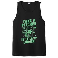 Funny St Patrick's Day Take A Pitcher It'll Last Longer PosiCharge Competitor Tank