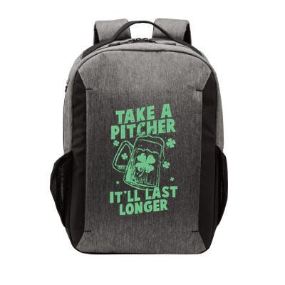 Funny St Patrick's Day Take A Pitcher It'll Last Longer Vector Backpack