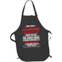 Funny Step Daughter Design For Dads And Moms Apron