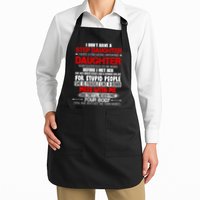 Funny Step Daughter Design For Dads And Moms Apron