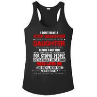 Funny Step Daughter Design For Dads And Moms Ladies PosiCharge Competitor Racerback Tank