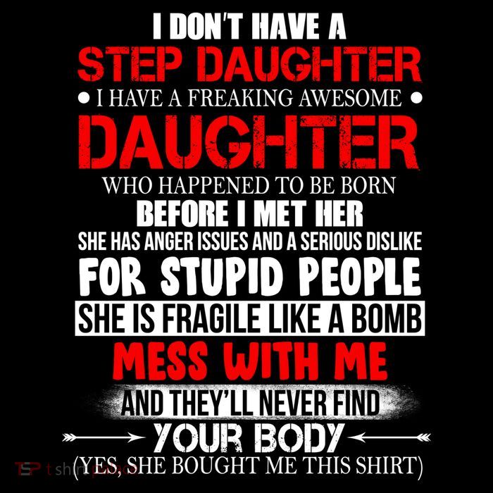 Funny Step Daughter Design For Dads And Moms Magnet
