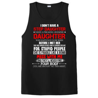 Funny Step Daughter Design For Dads And Moms PosiCharge Competitor Tank