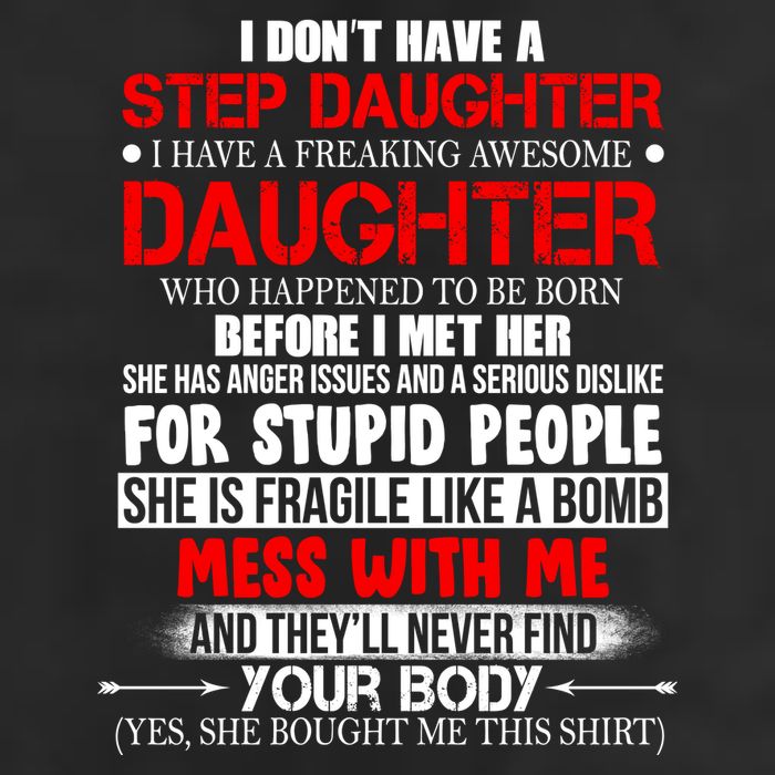 Funny Step Daughter Design For Dads And Moms Golf Towel