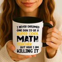 Funny Super Cool Math Teacher Mug