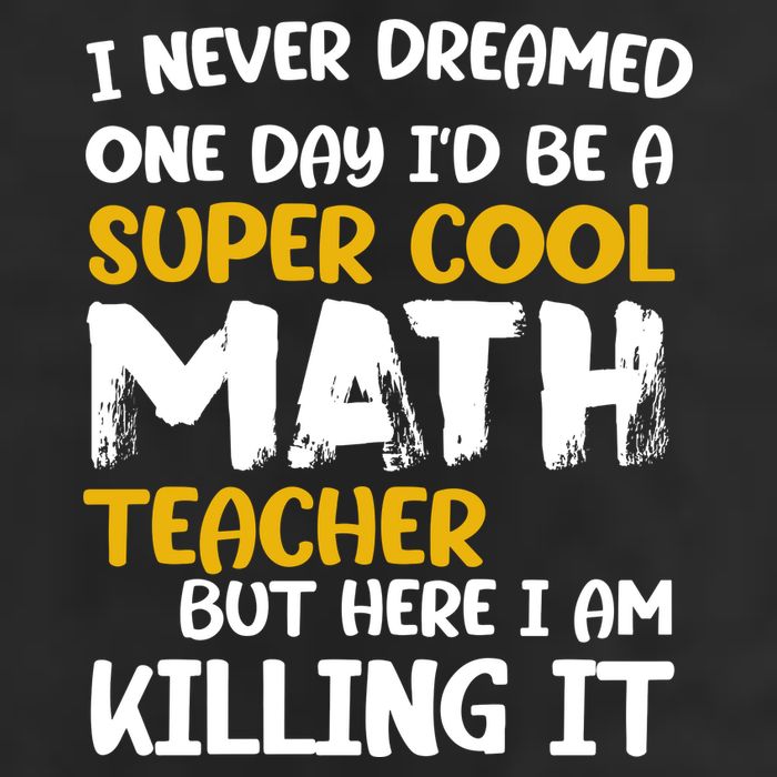 Funny Super Cool Math Teacher Trucker Hat