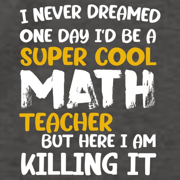 Funny Super Cool Math Teacher Vector Backpack