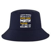 Funny Super Cool Math Teacher Cool Comfort Performance Bucket Hat