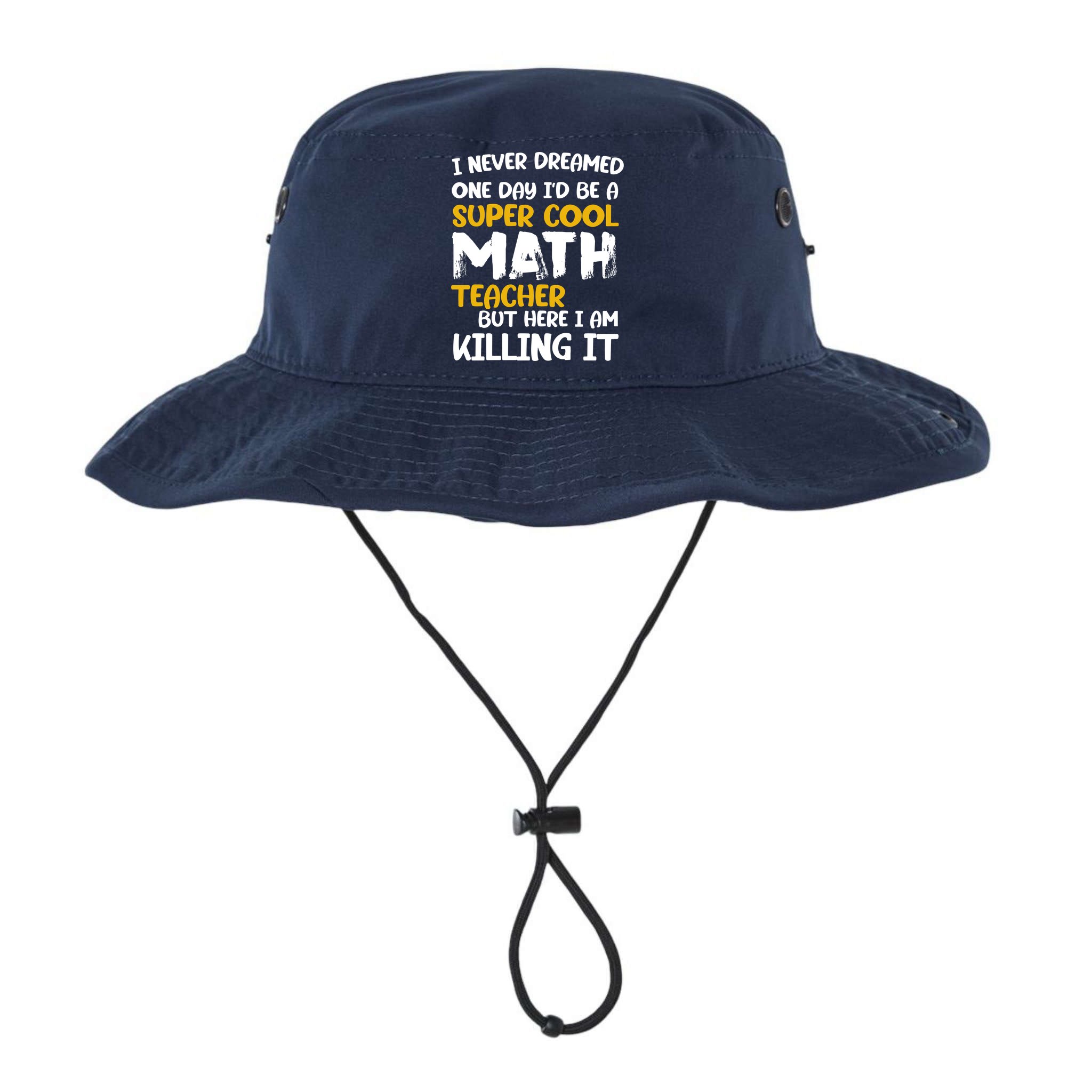 Funny Super Cool Math Teacher Bucket Hat