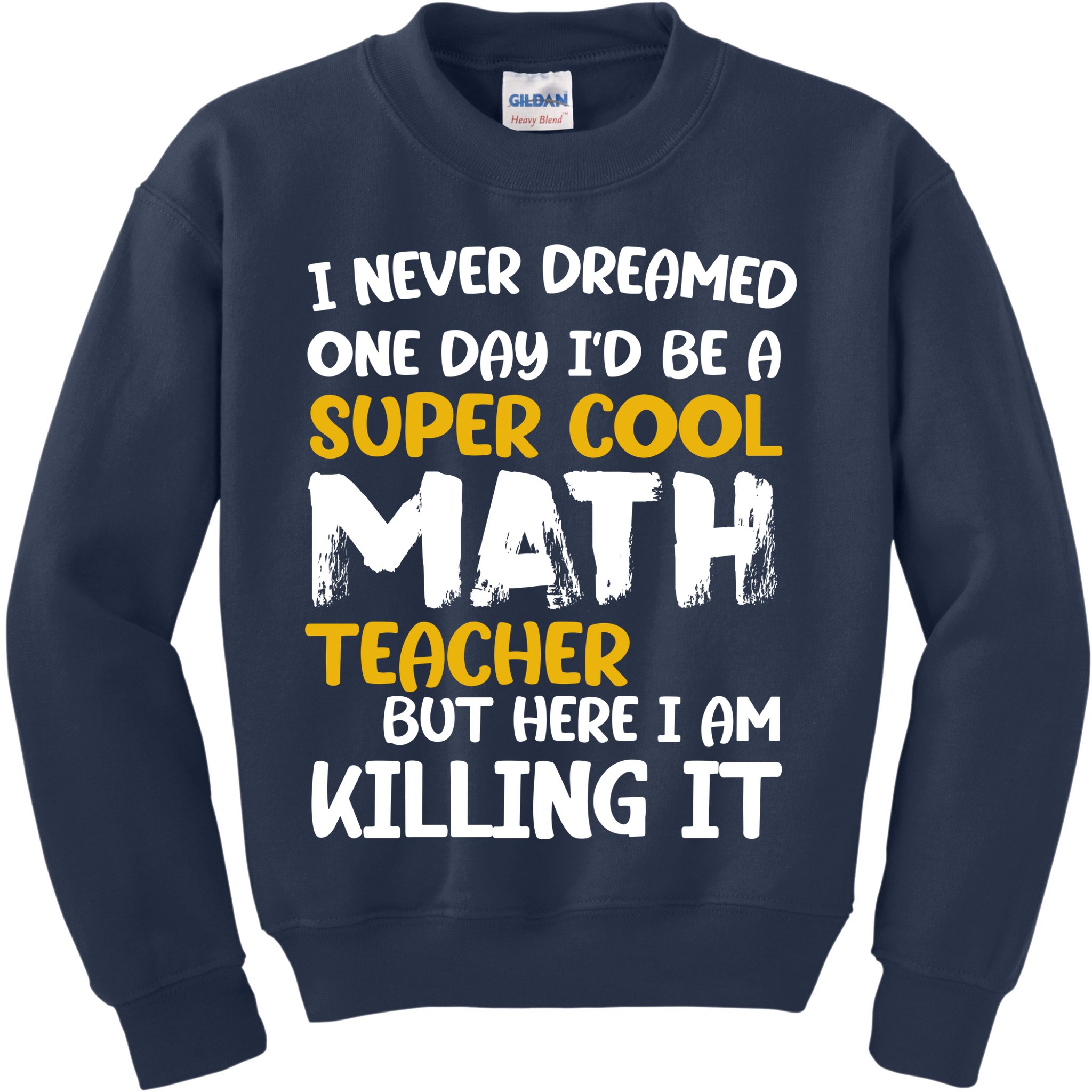 Funny Super Cool Math Teacher Kids Sweatshirt