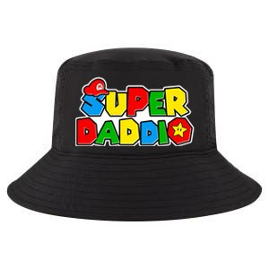 Funny Super Daddio Father's Day Gamer Cool Comfort Performance Bucket Hat