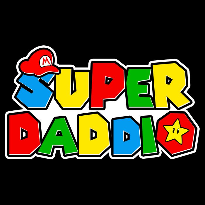 Funny Super Daddio Father's Day Gamer Cooling Performance Crew T-Shirt