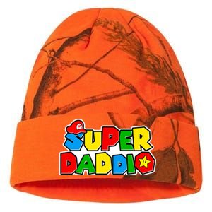 Funny Super Daddio Father's Day Gamer Kati Licensed 12" Camo Beanie