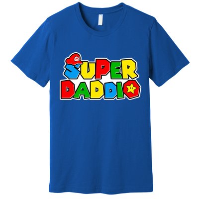 Funny Super Daddio Father's Day Gamer Premium T-Shirt