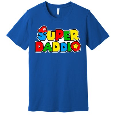 Funny Super Daddio Father's Day Gamer Premium T-Shirt