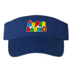 Funny Super Daddio Father's Day Gamer Valucap Bio-Washed Visor