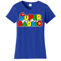 Funny Super Daddio Father's Day Gamer Women's T-Shirt