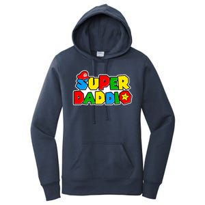 Funny Super Daddio Father's Day Gamer Women's Pullover Hoodie