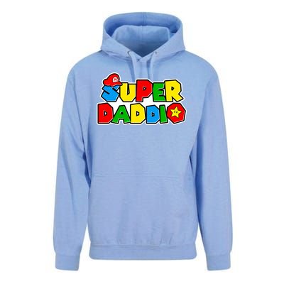 Funny Super Daddio Father's Day Gamer Unisex Surf Hoodie